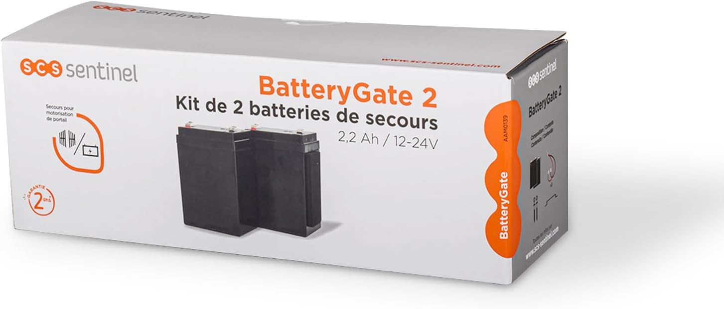 Detalle 2 de SCS Sentinel AAM0139 BatteryGate 2 – zestaw 2 akumulatorów 12/24 V, 2,2 Ah