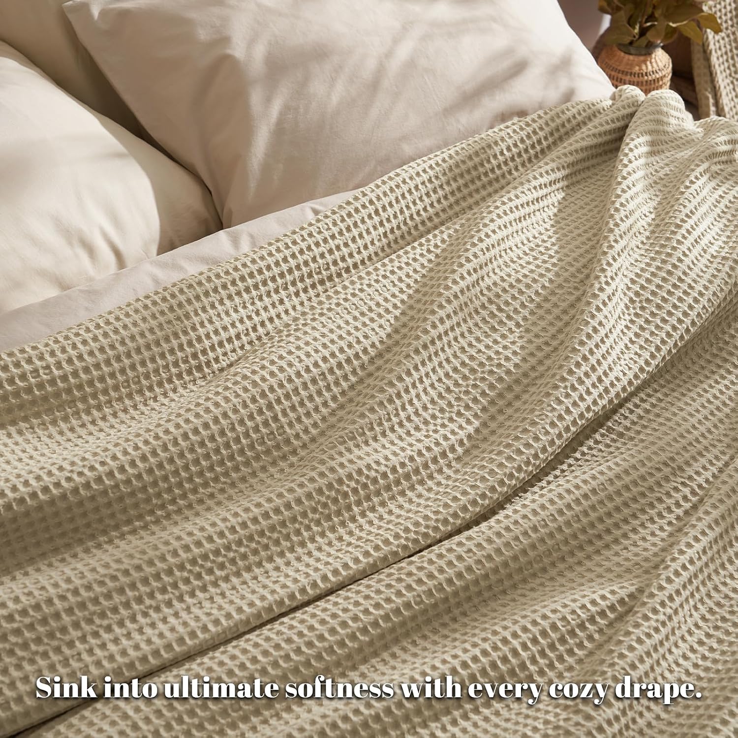 Thumbnail 6 de PHF Waffle-Weave Throw Blanket 50" x 60
