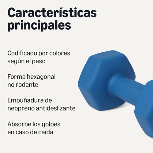 Thumbnail 1 de Amazon Basics Mancuernas de neopreno, par para entrenamiento 🏋