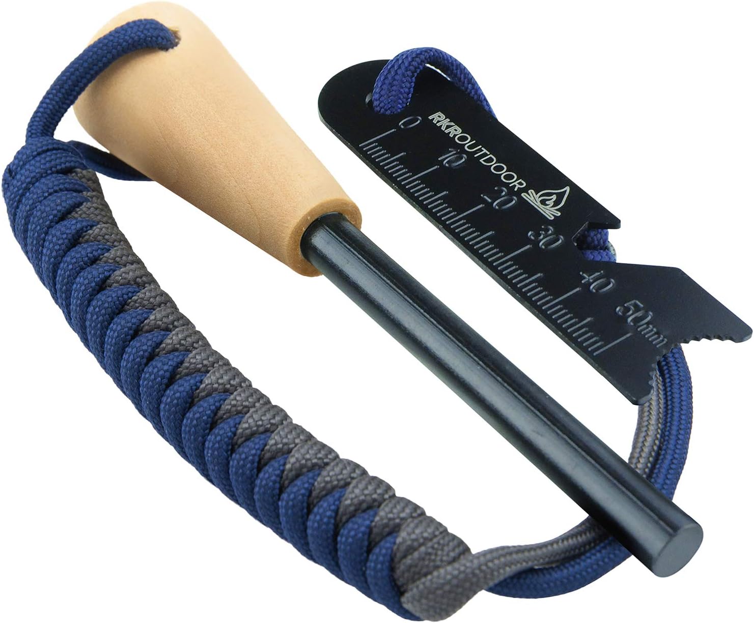Detalle de RKR OUTDOOR Ferro Rod 12,000+ Strikes