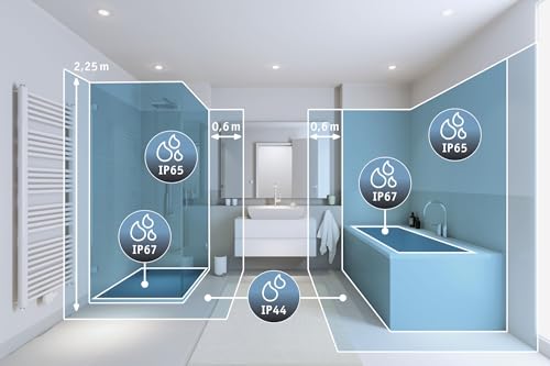 Detalle 2 de Paulmann 78898 HomeSpa Axin lámpara techo 18 W