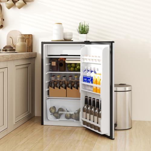 Thumbnail 8 de HOMCOM Under Counter Fridge 91L with 10L Chiller Box - Silver Tone