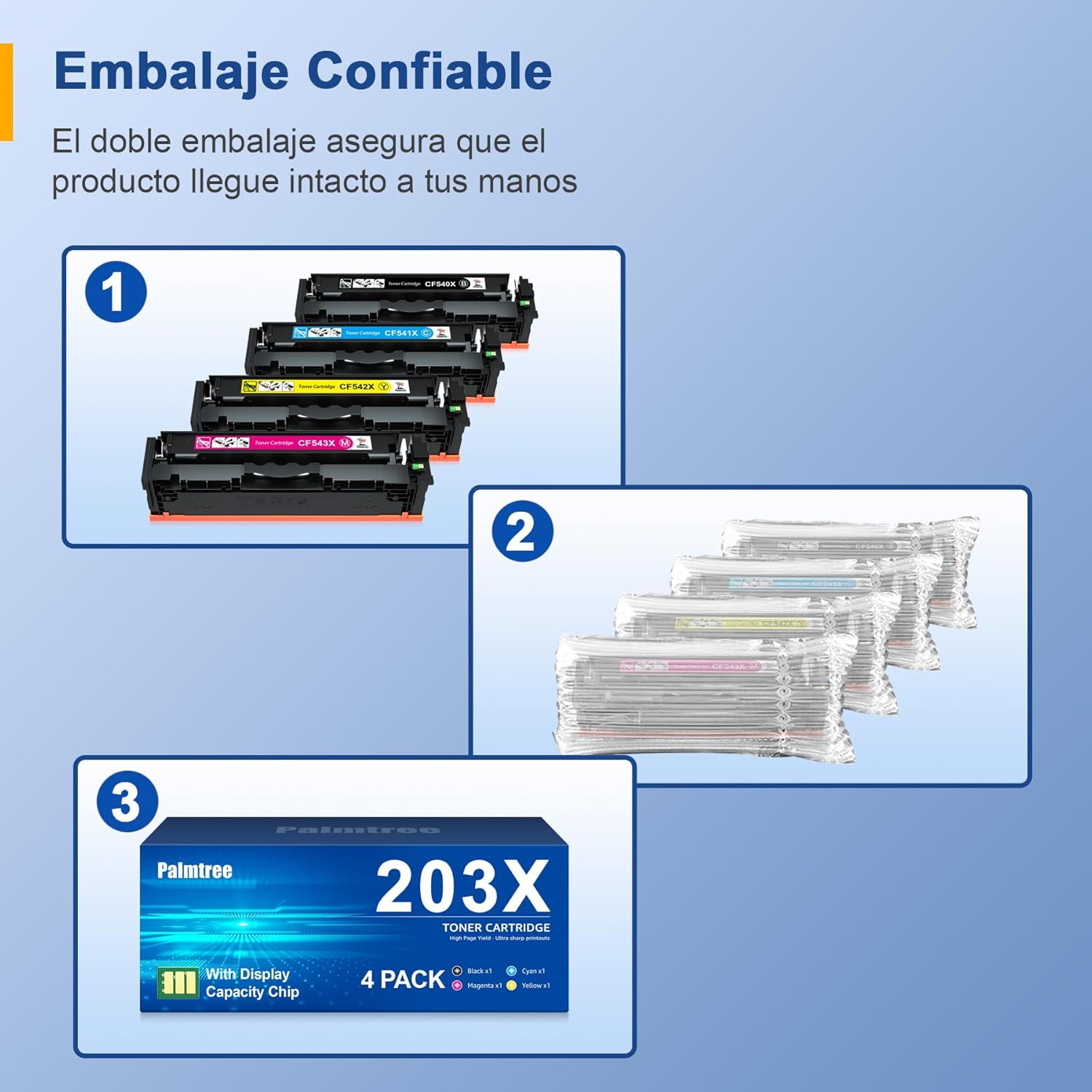 Thumbnail 6 de Palmtree 203X Toner Compatible para HP Laserjet Color 📄