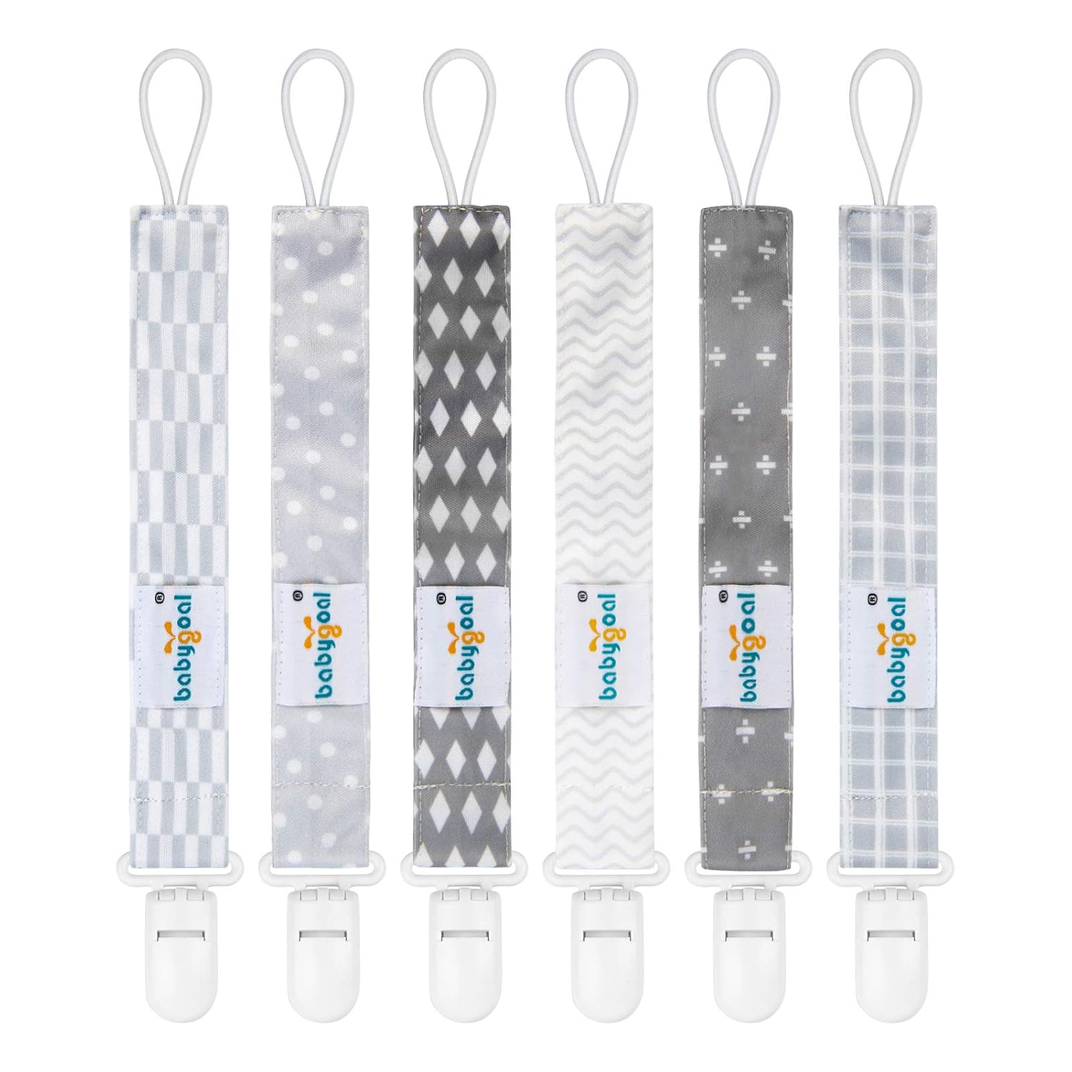 Detalle de babygoal Pacifier Clips, 6-Pack