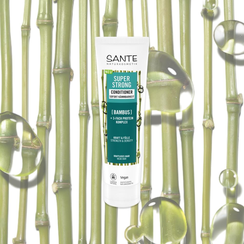 Detalle de SANTE Naturkosmetik Super Strong balsam med bambuextrakt, 150 ml