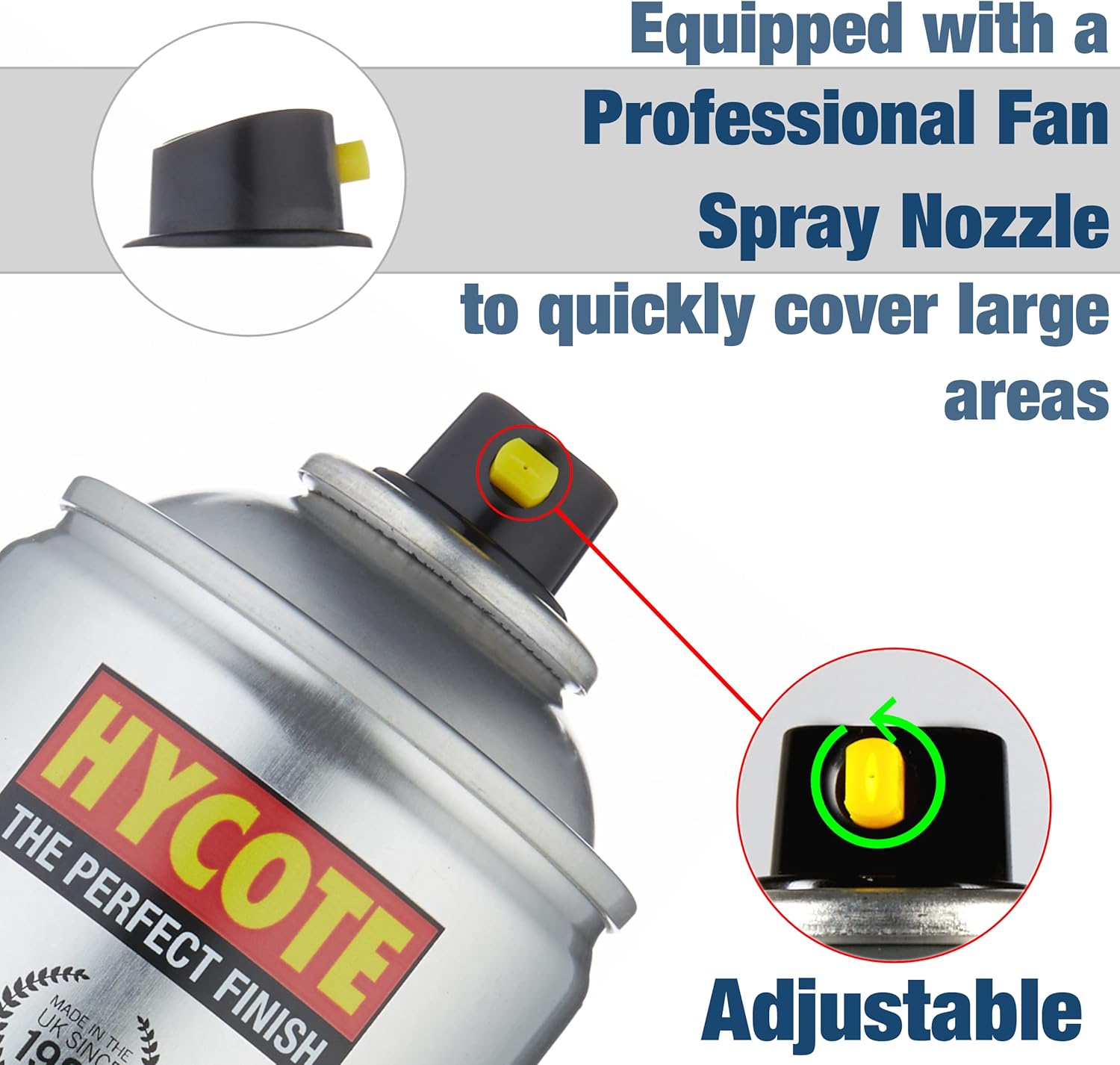 Detalle 2 de HYCOTE Bodyshop Satin Black 400 ml – XUK431