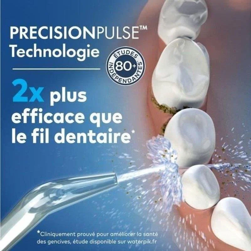 Thumbnail 2 de Waterpik Pulse 2 Niveles con PrecisionPulse y 2 Boquillas: irrigador inalámbrico para higiene bucal avanzada