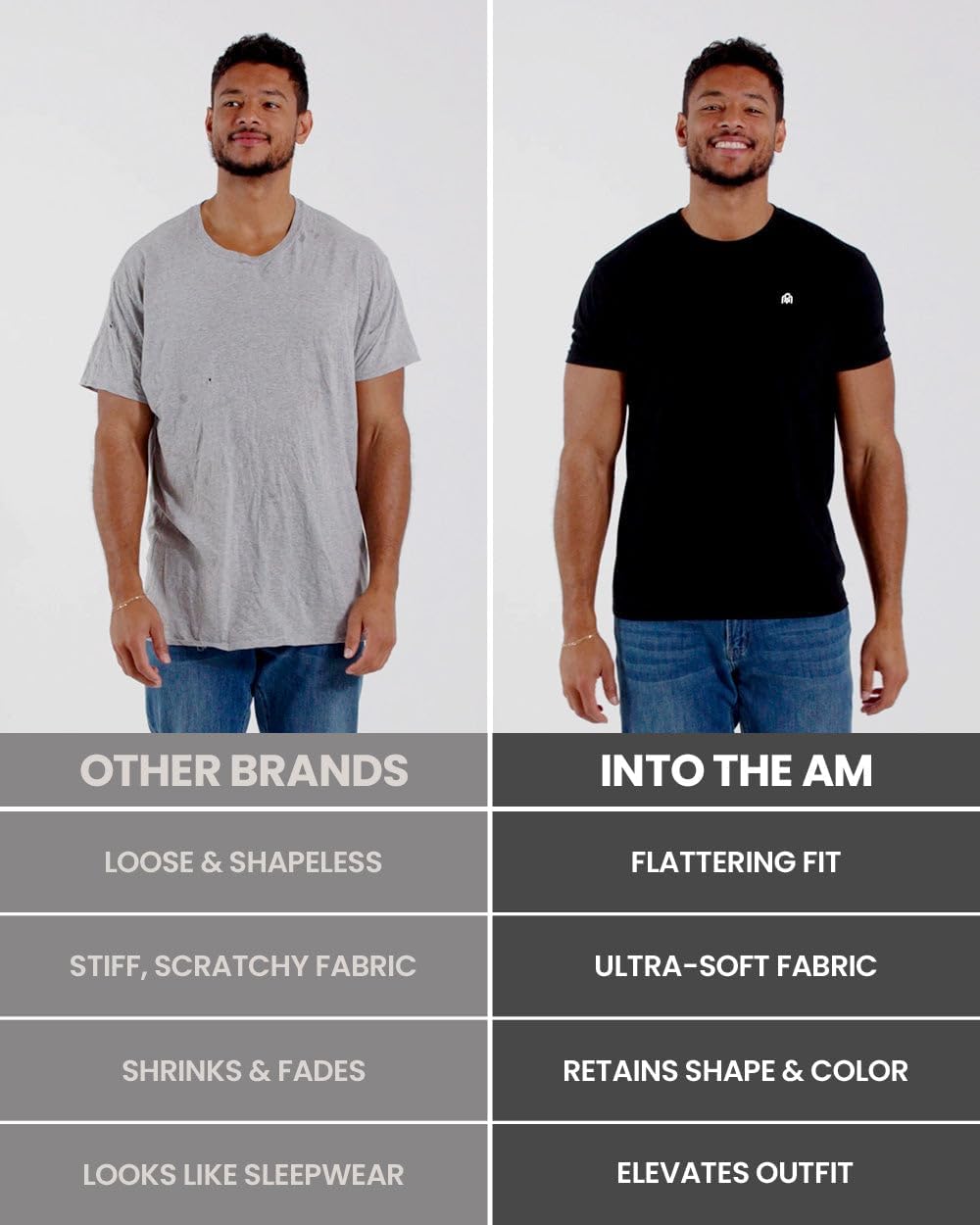 Thumbnail 6 de Athletic Fit Men’s T-Shirt 4-Way Stretch S-4XL