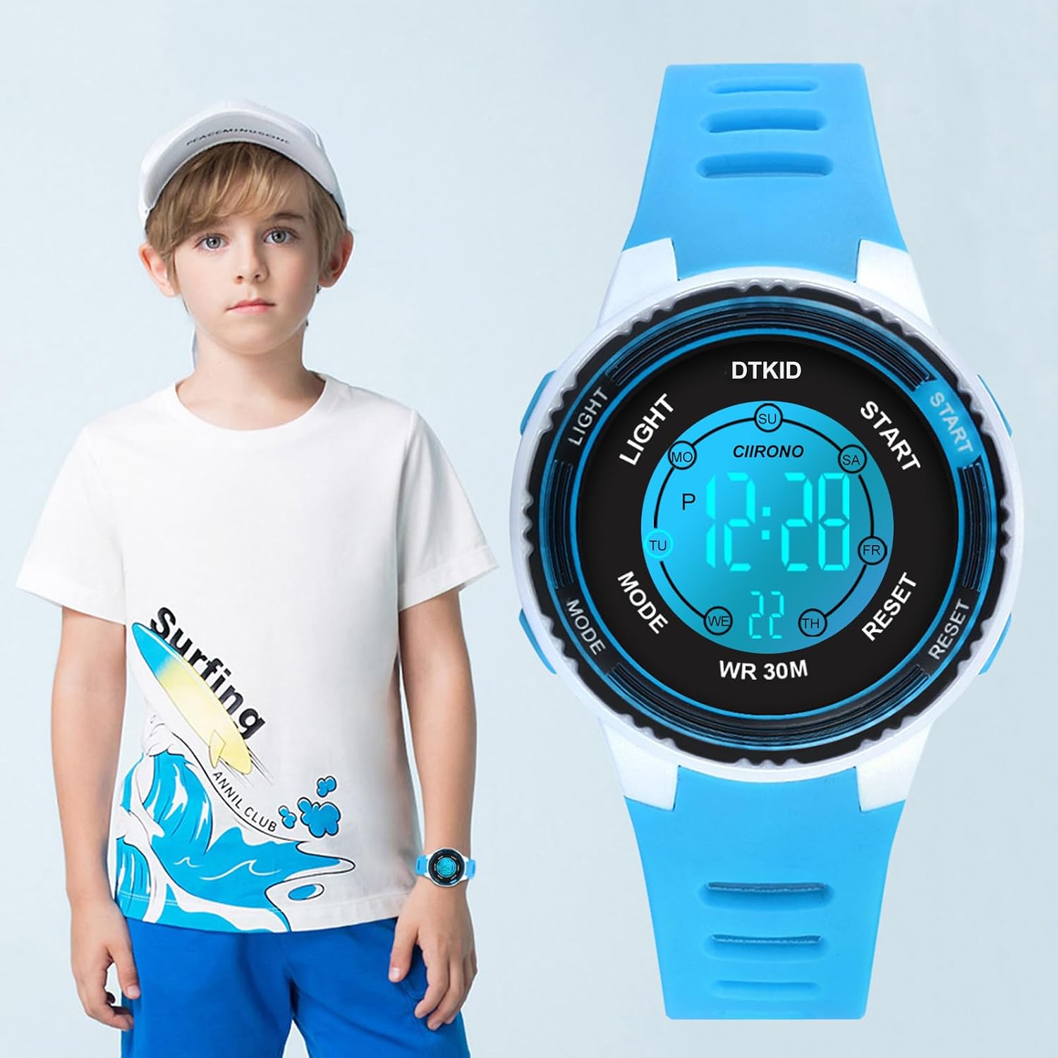 Detalle de DTKID Orologio Digitale Bambino 3 ATM