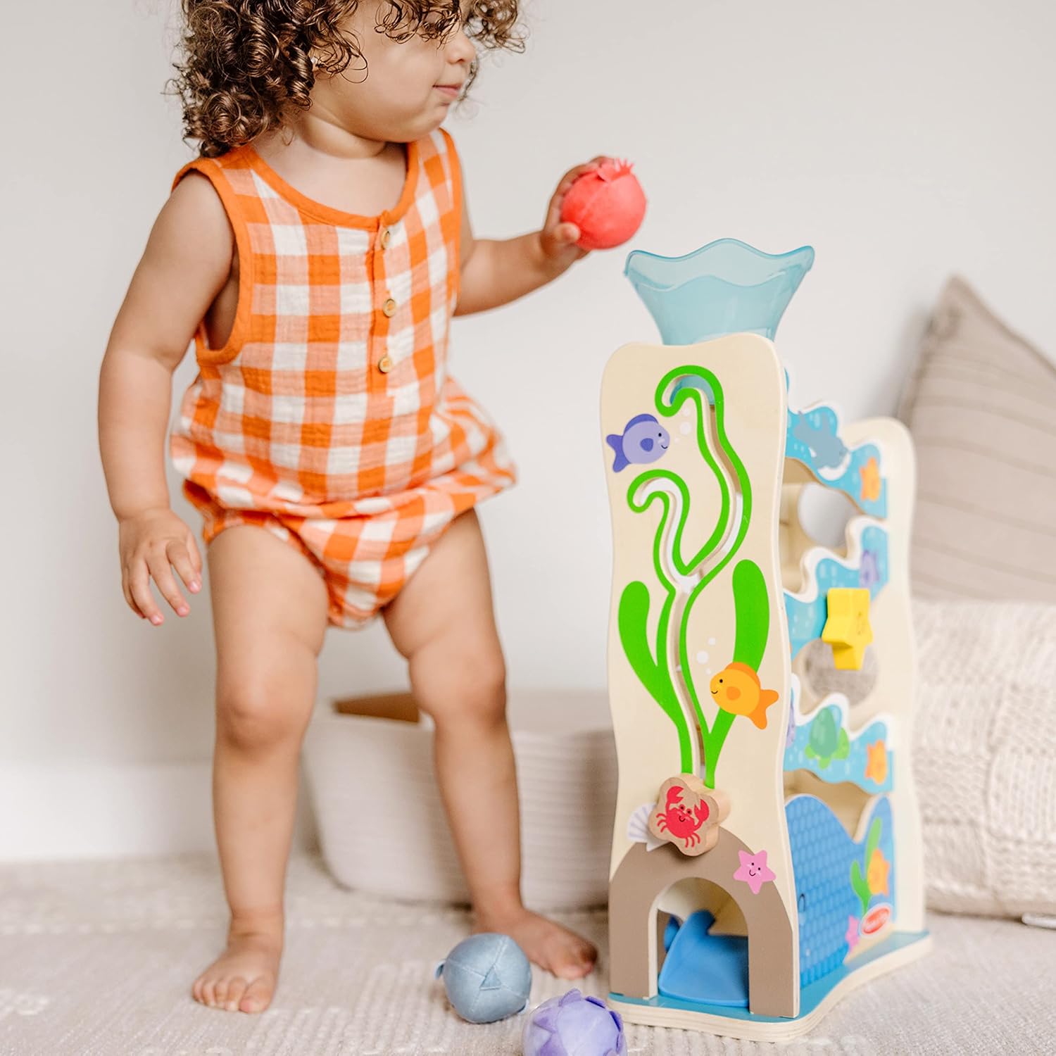 Detalle de Melissa & Doug Rollables 5-piece Ball Drop
