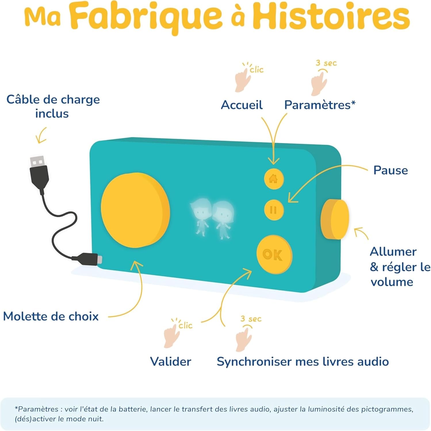 Thumbnail 3 de Lunii – Ma Fabrique à Histoires Verte : Conteuse interactive pour enfants de 3 à 8 ans