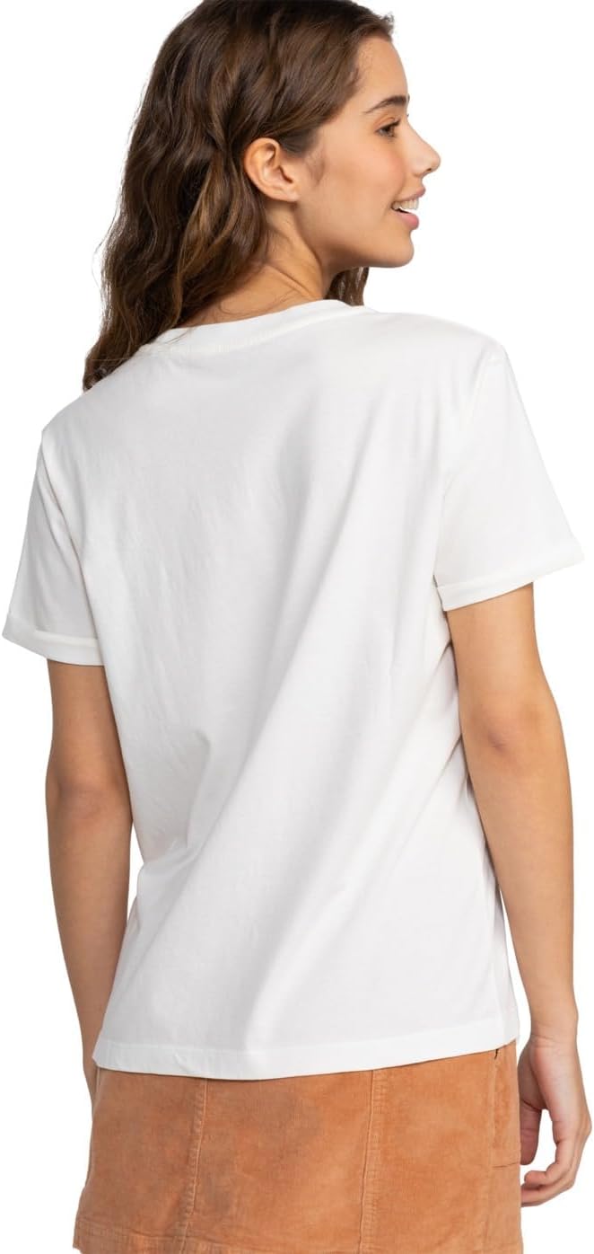 Detalle de Roxy Noon Ocean T-Shirt Femme (Lot de 1) — T-shirt à enfiler pour un quotidien simple et décontracté