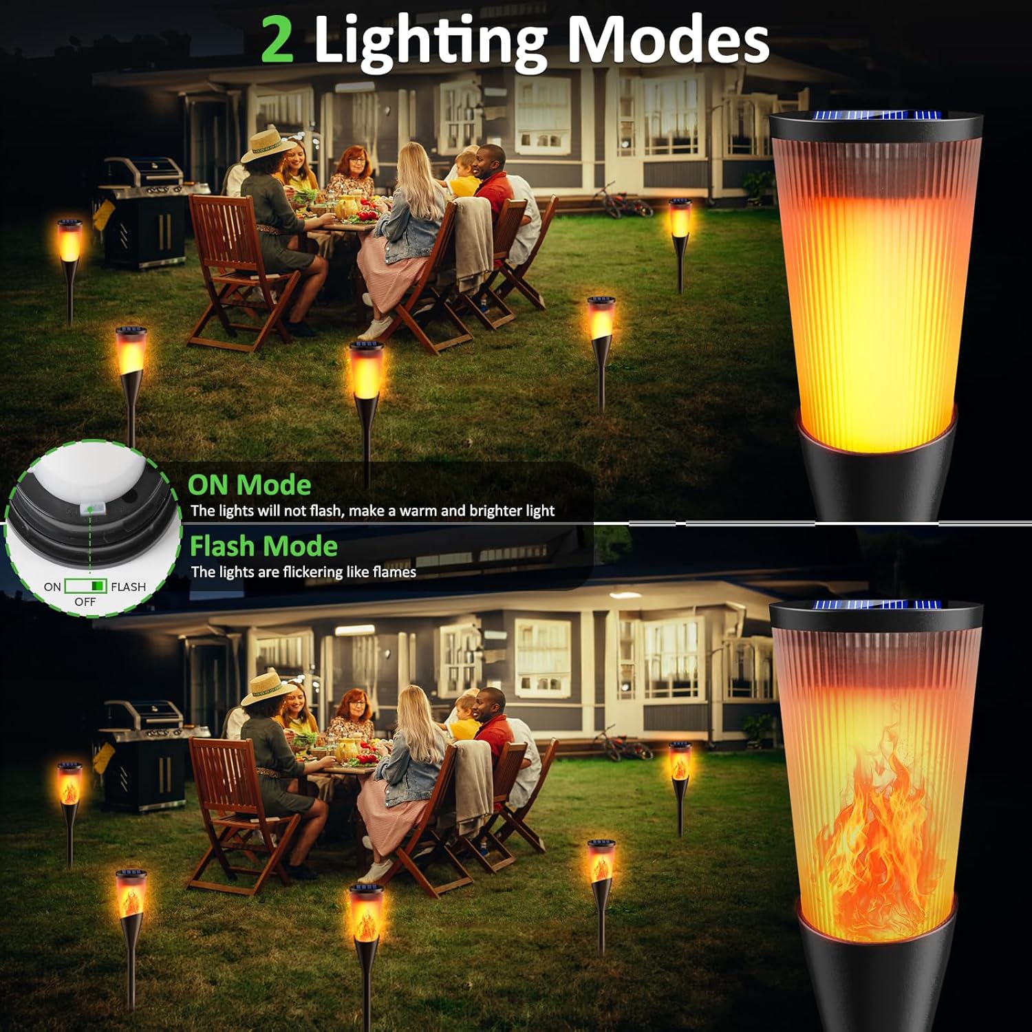 Thumbnail 1 de FIFIying Solar Lights Outdoor Garden 6 Pack