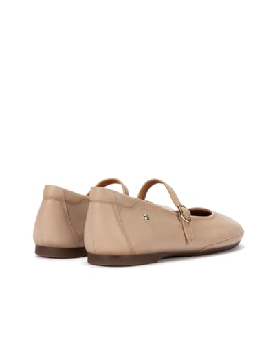 Thumbnail 2 de Pikolinos Carmona Bailarinas Mujer en Cuero con Hebilla – Beige, Talla EU 35-42