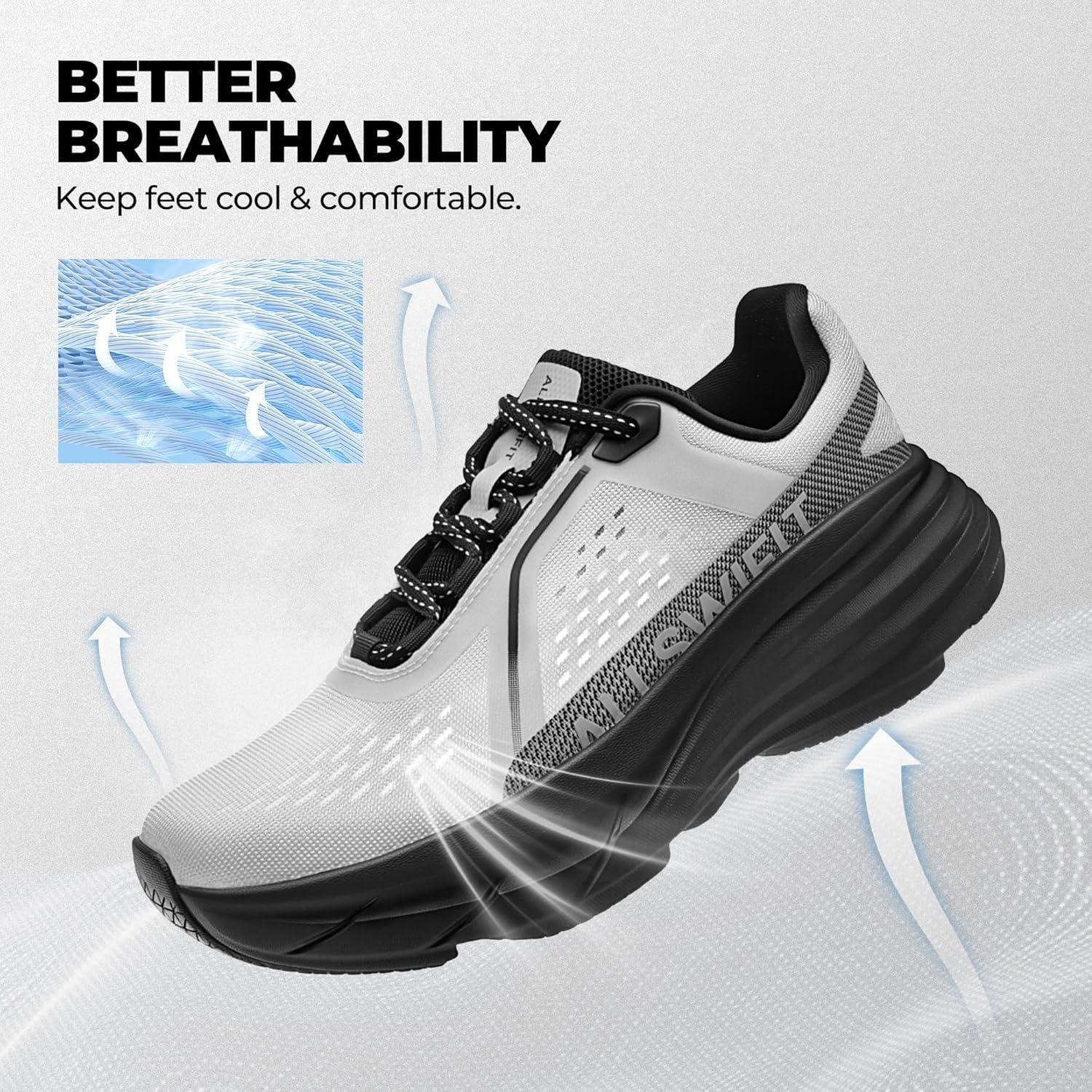 Detalle 2 de ALLSWIFIT Cushion Lightweight Walking Shoes 57% EVA