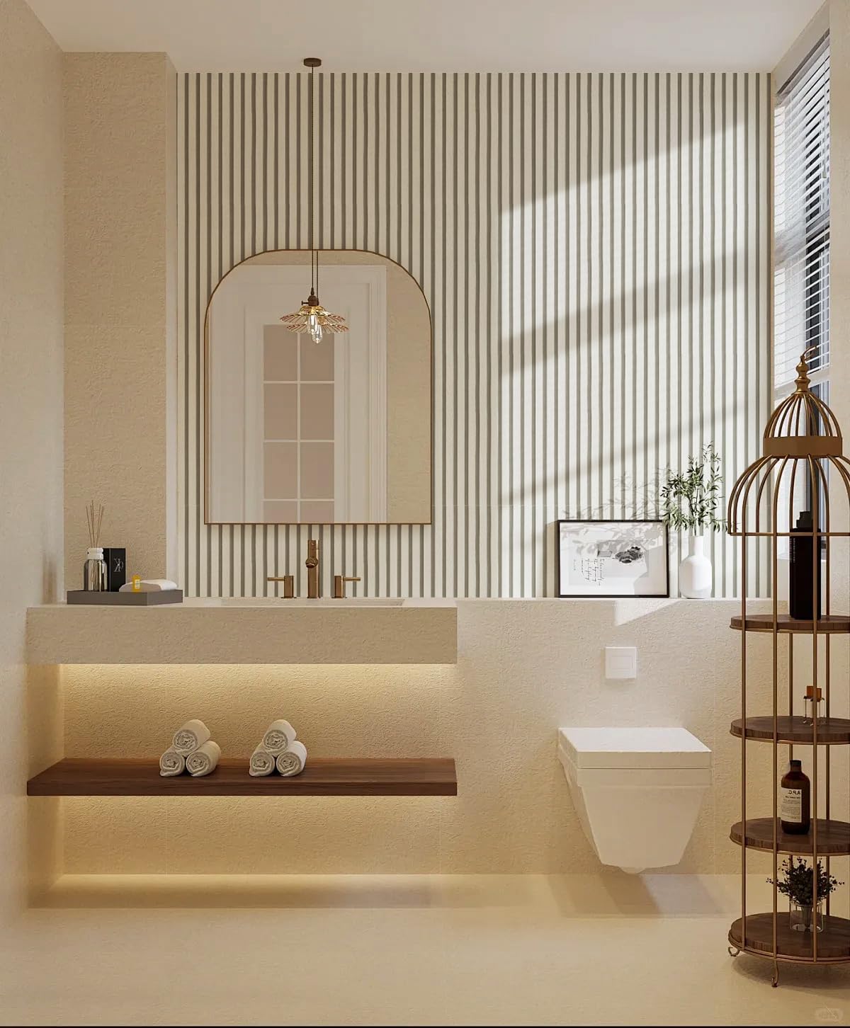 Detalle 1 de myforHD Wood Grating Wallpaper Peel & Stick Wallpaper
