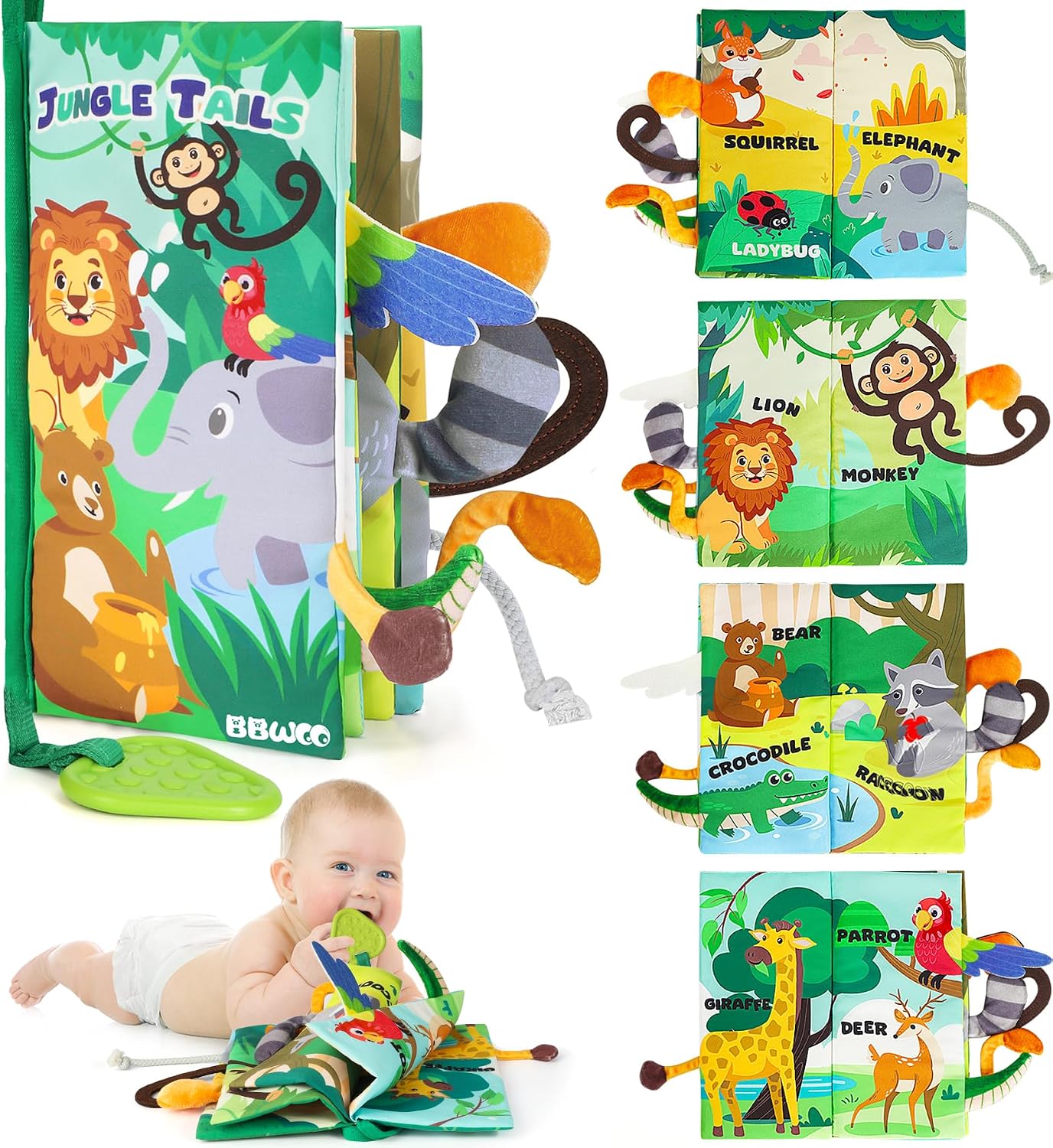 Detalle de BBWOO Babyspielzeug 0–6 Monate sensorisch