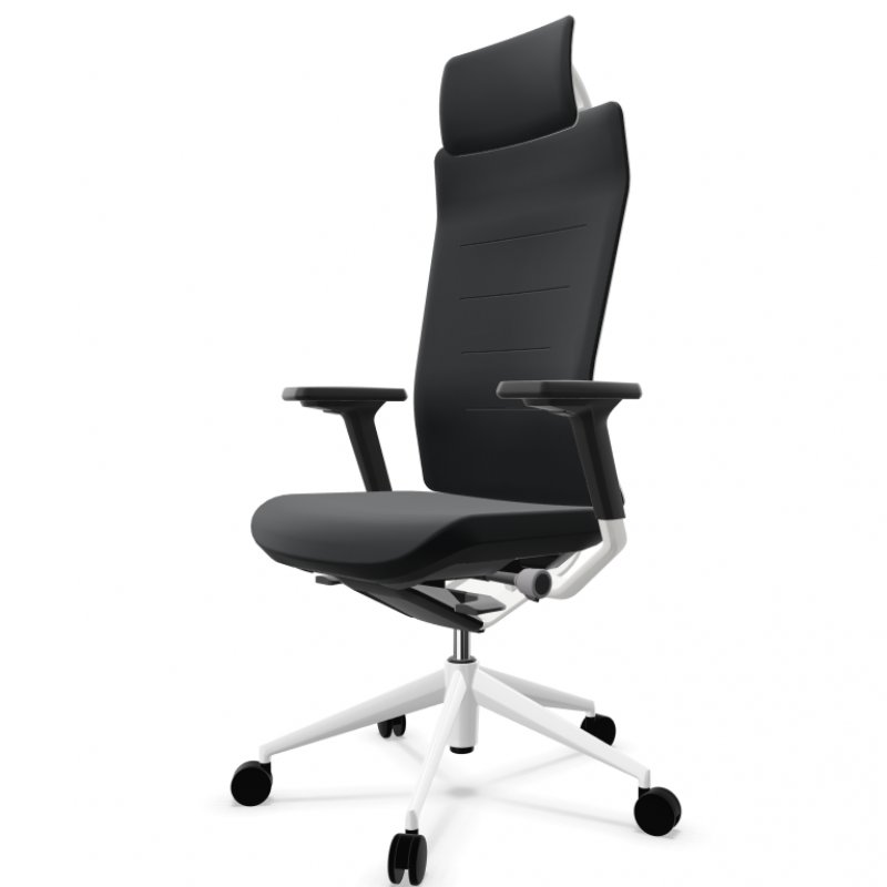 Thumbnail 1 de Actiu TNK Flex Pure Black: Silla de oficina ergonómica para uso prolongado