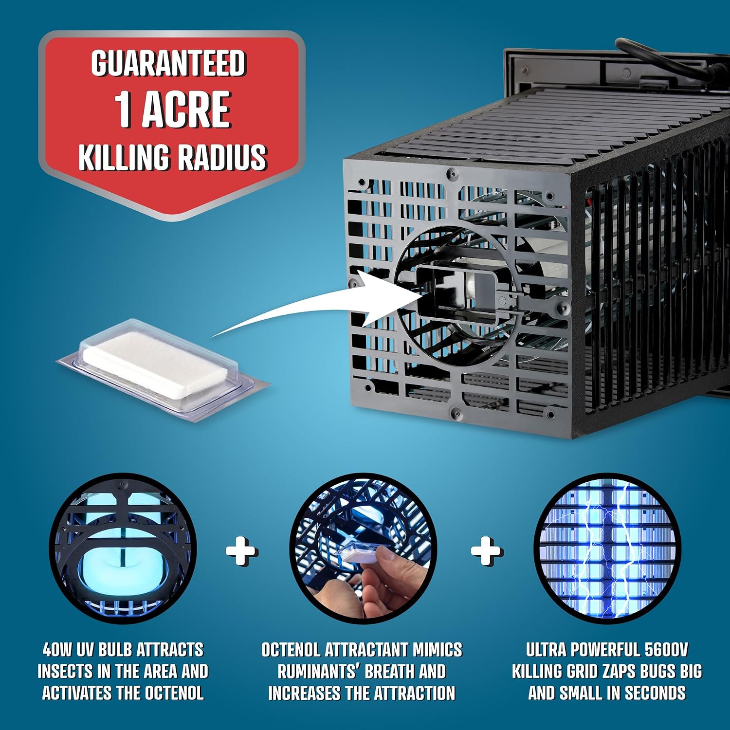 Thumbnail 1 de Flowtron Bug Zapper 5600V bug killing