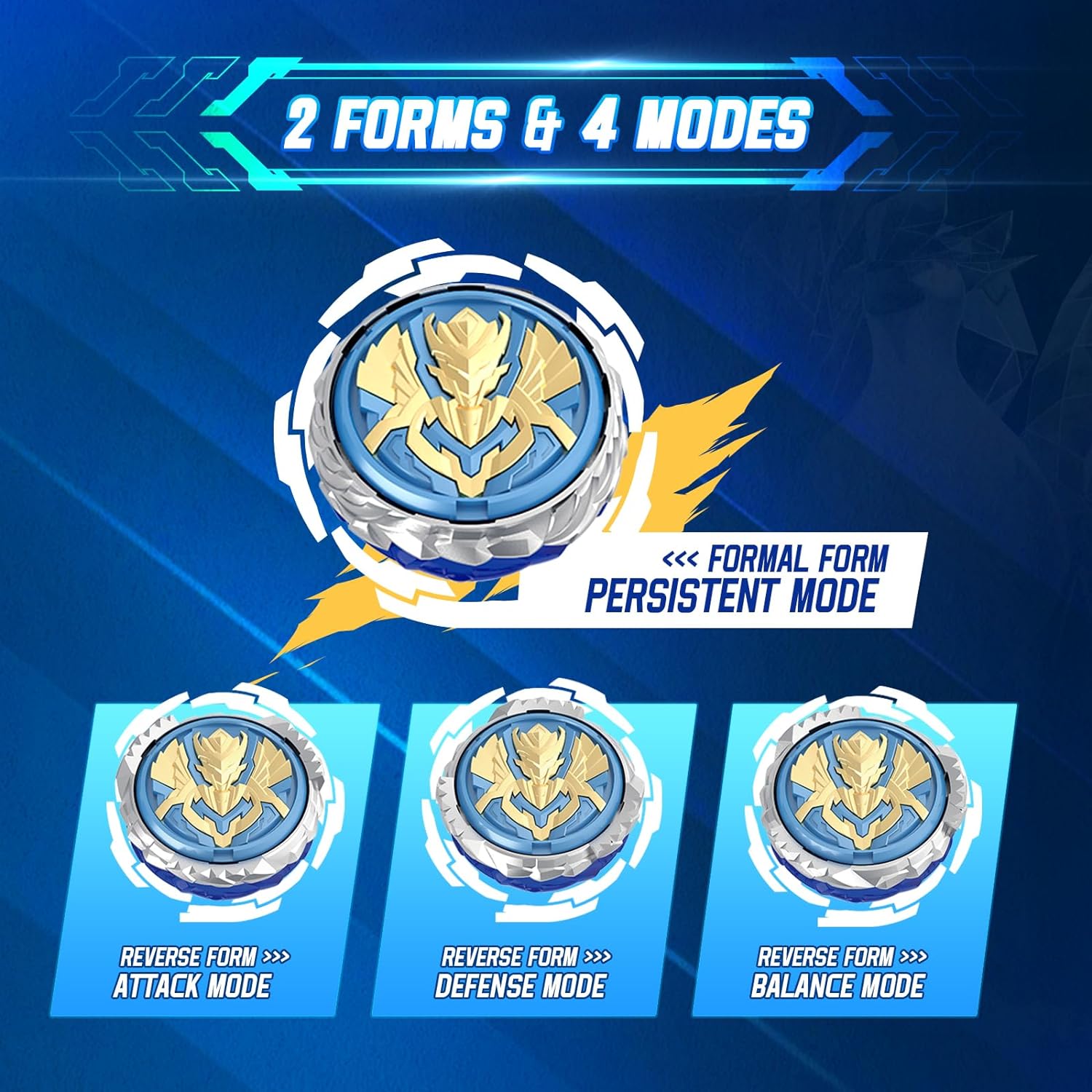 Thumbnail 1 de Infinity Nado Kreisel Gale Wings – Metall-Spielzeug 5 Jahre