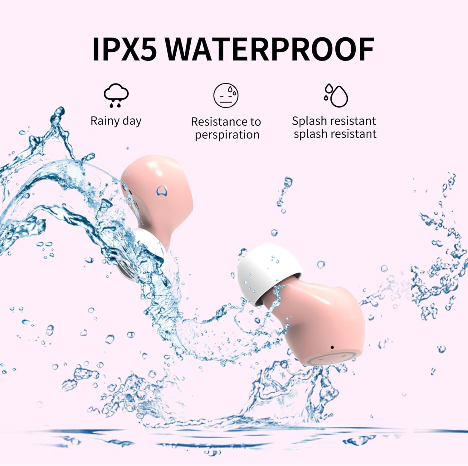 Thumbnail 2 de AMAFACE In Ear Kopfhörer Rosa – Bluetooth Ohrhörer