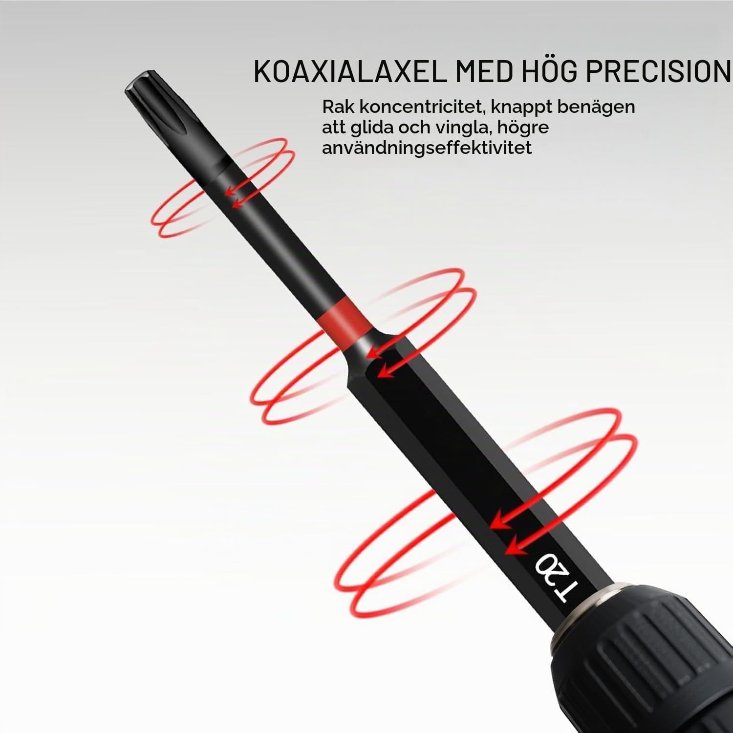 Thumbnail 6 de KASAFE DE-75T Torx-bits, 70 mm, magnetiska spetsar och S2-stål
