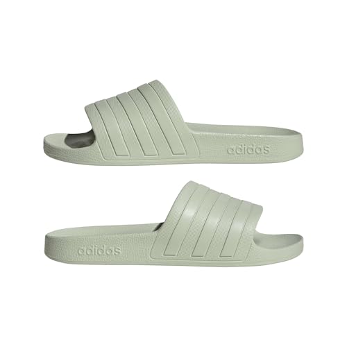 Thumbnail 7 de adidas Damen Adilette Aqua Slides Sandal – Linen Green (Größe 42 EU)