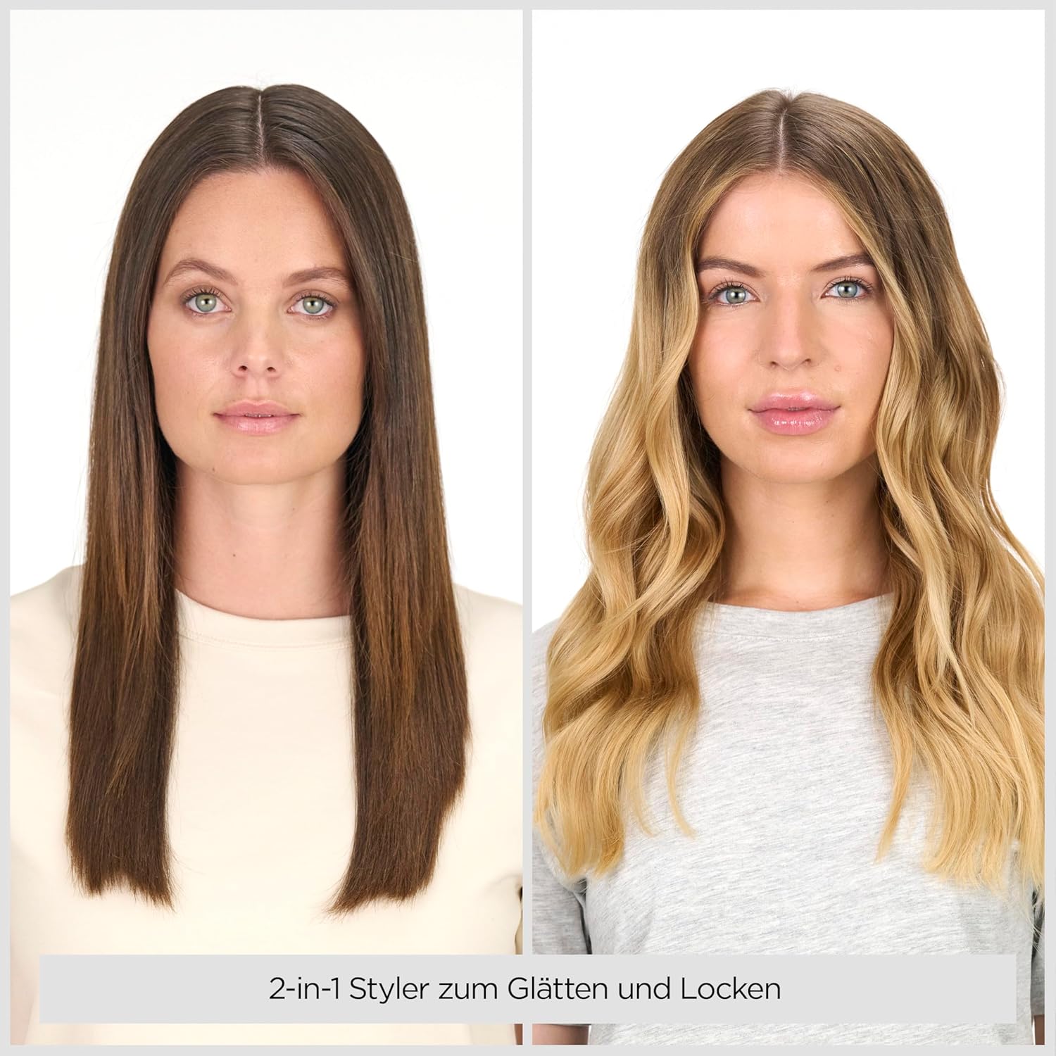 Detalle 2 de BaByliss Rose Gold Glätteisen mit Keramikplatten – bis 235°C, Aufheizen in 15 Sekunden, Universalspannung