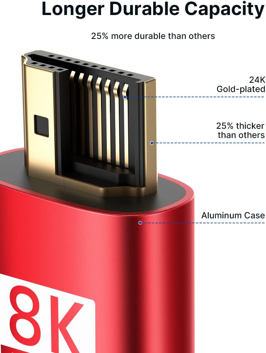 Thumbnail 3 de JSAUX Câble HDMI 5M Haute Vitesse 🔌