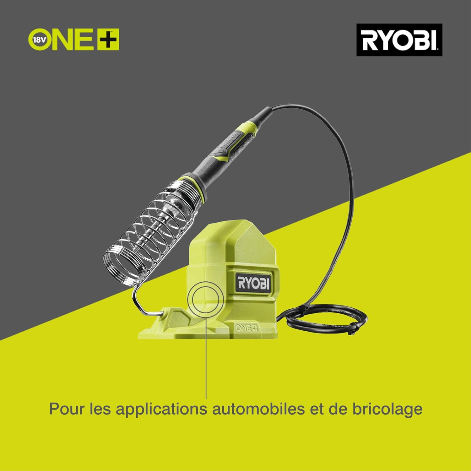 Thumbnail 2 de Ryobi RSI18-0 – Fer à souder sans fil 18V ONE+ avec chauffe rapide et embouts remplaçables