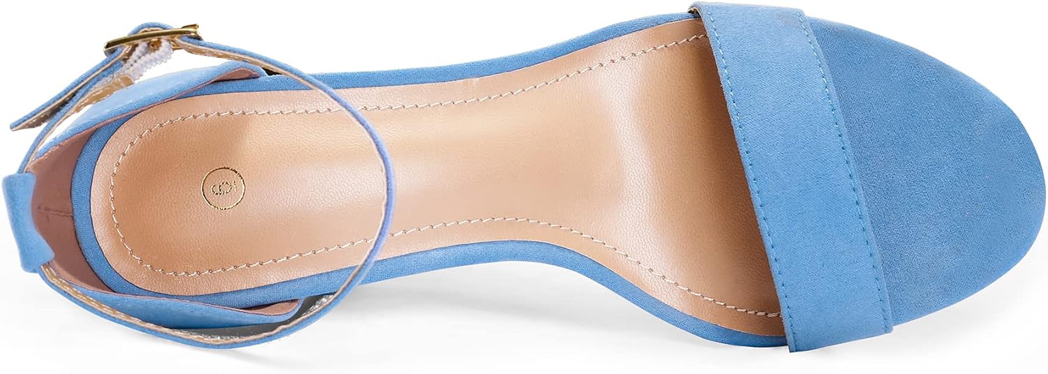 Thumbnail 3 de COASIS Women’s Chunky Block Heels Open Toe Ankle Strap Sandals (3.5 Inch)