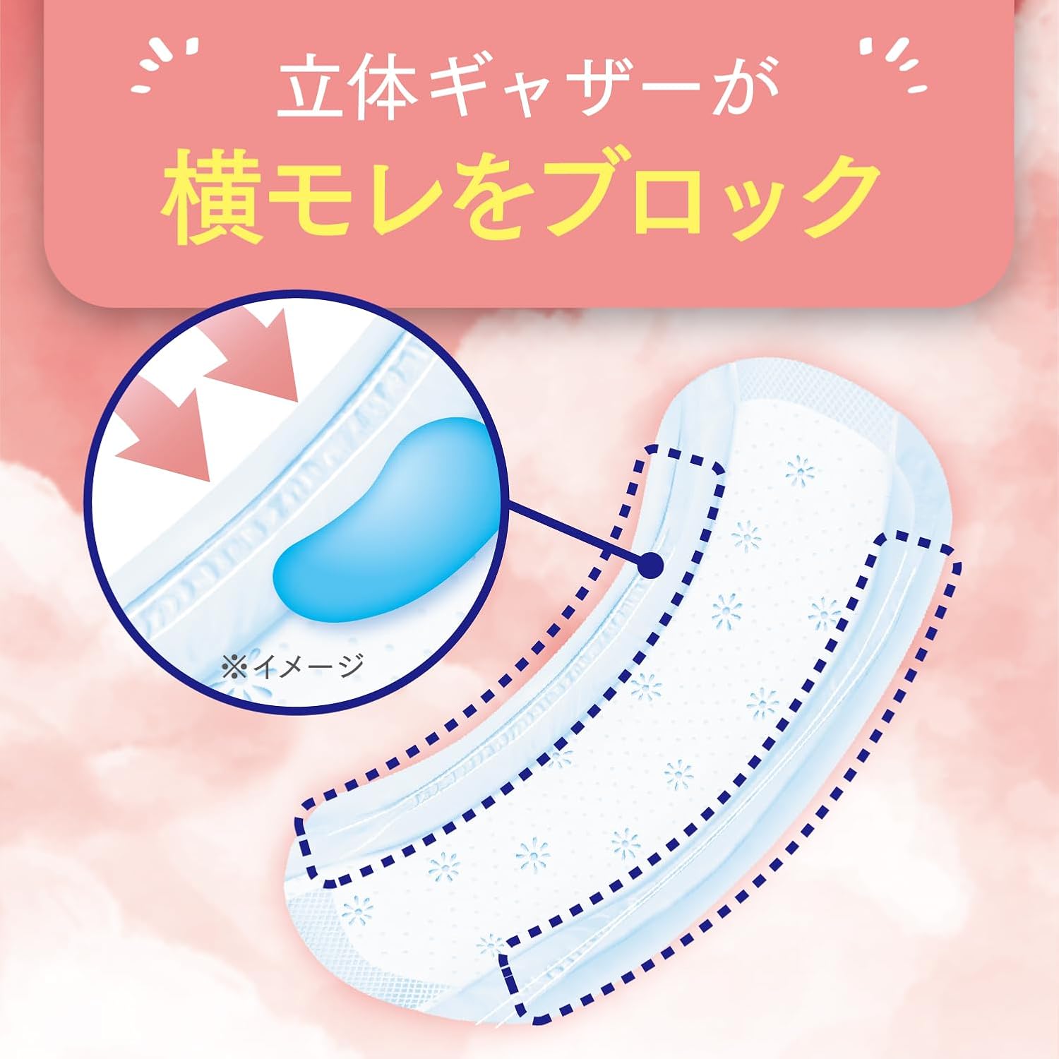 Detalle de ポイズ さらさら素肌 吸水ナプキン 40cc・23cm 無香料 合計66枚