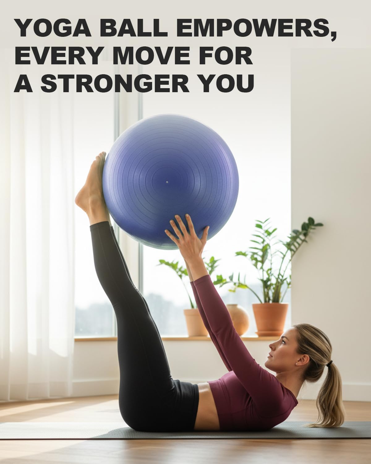 Thumbnail 4 de Trideer Exercise Ball Stability Ball for Pilates 🧘♀