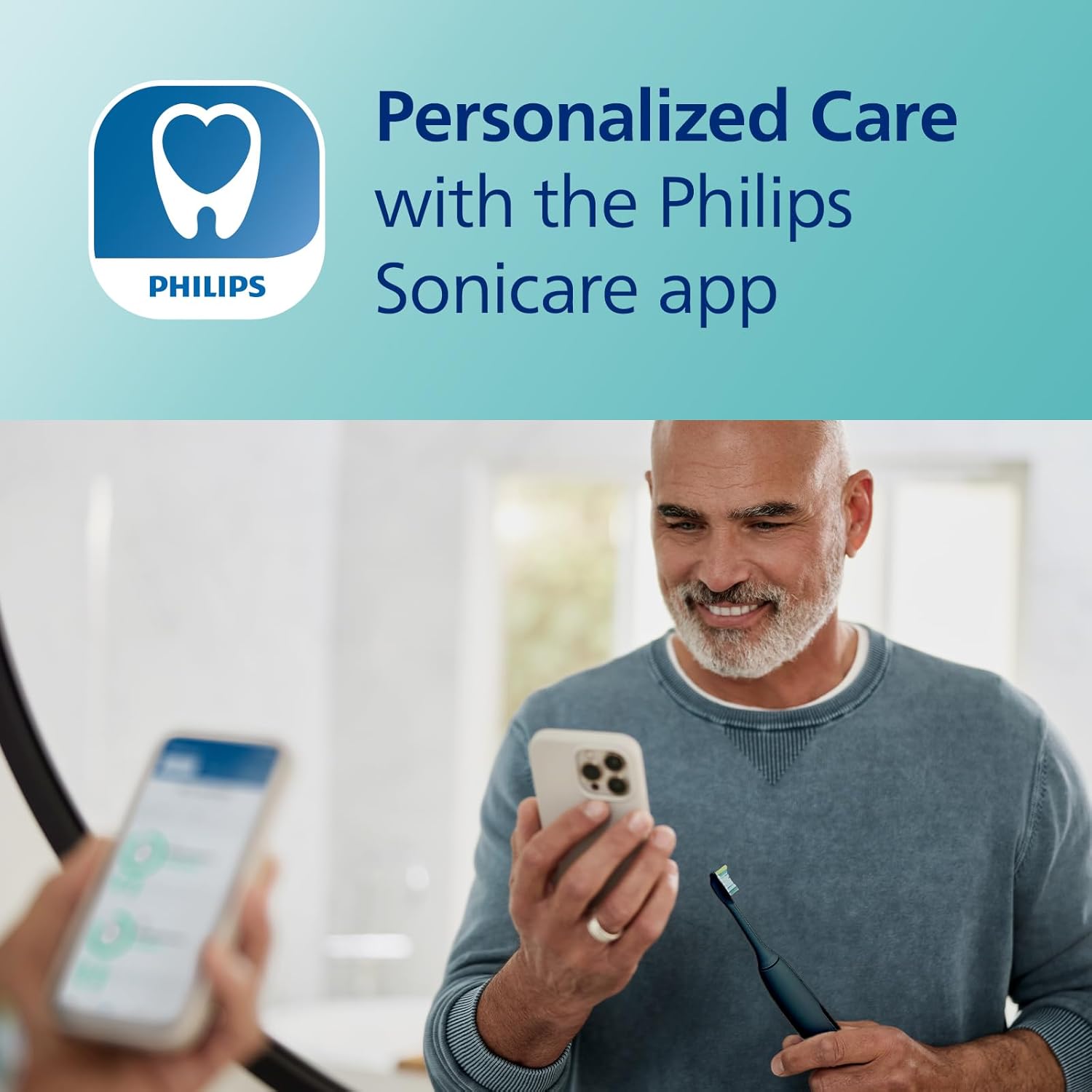 Thumbnail 4 de Philips Sonicare DiamondClean Smart 9300 (HX9903/15) Electric Toothbrush with App