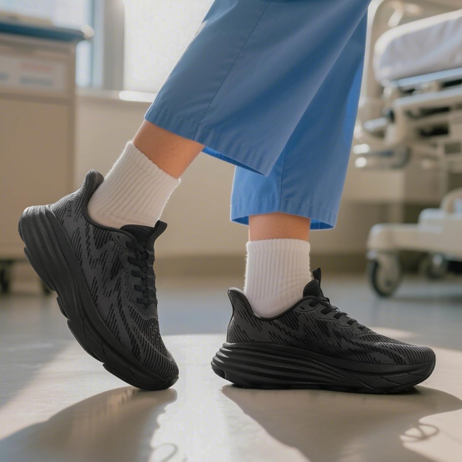 Detalle de ALLSWIFT Baskets Femme à Enfilage Facile — Confort, légèreté et stabilité pour la marche et l’entraînement