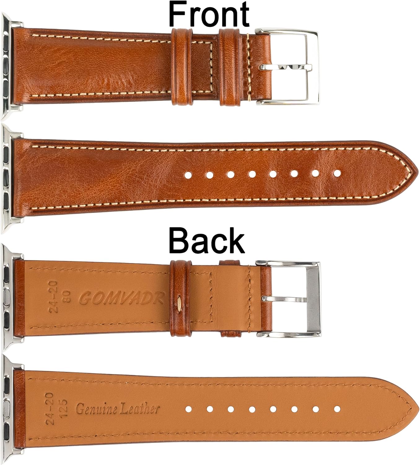 Thumbnail 5 de Leather Straps Compatible with Apple Watch 49 mm Ultra