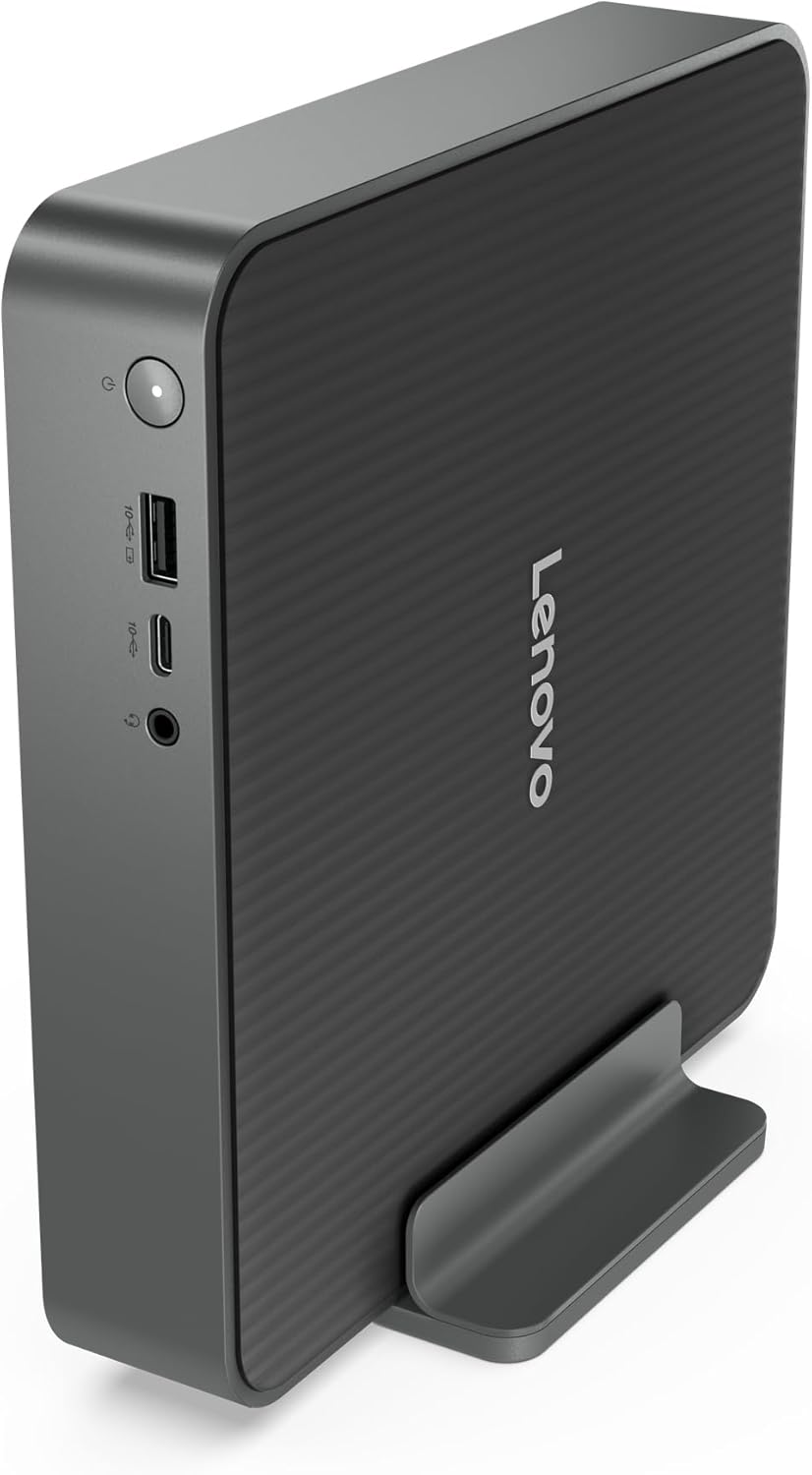 Thumbnail 1 de Lenovo IdeaCentre Mini Desktop (Intel Core 5 210H, 16GB RAM, 32GB SSD) – Luna Grey with Wi‑Fi 7, Thunderbolt 4 and Windows 11 Home