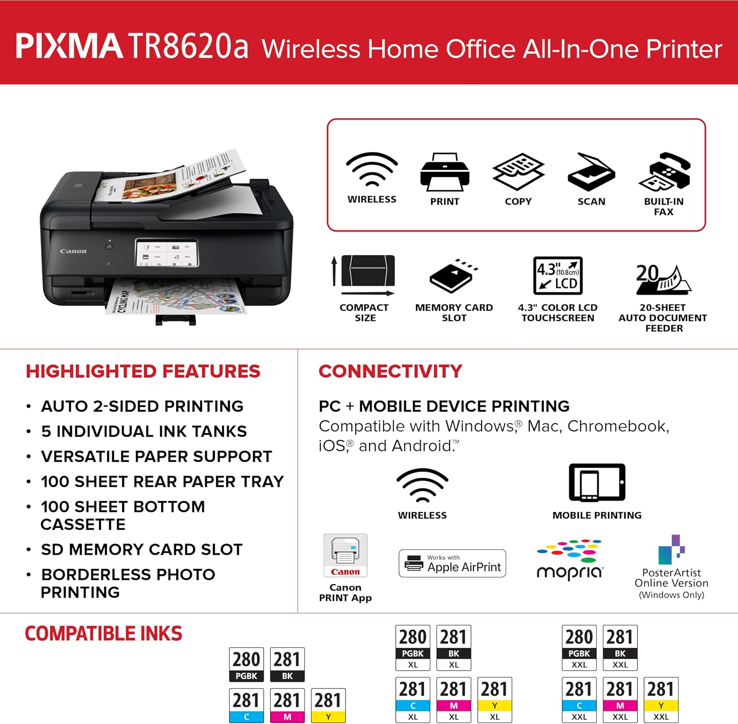 Thumbnail 5 de Canon All-in-One Printer TR8620a