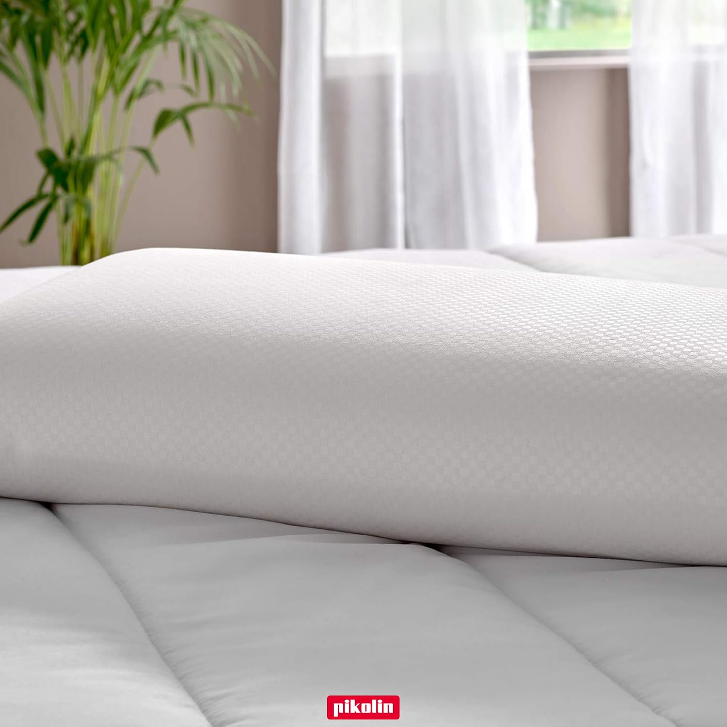 Thumbnail 6 de PIKOLIN Lot de 2 Oreillers à Mémoire de Forme 60 cm – Qualité Hôtel, Fermeté Moyenne et Adaptabilité Cervicale