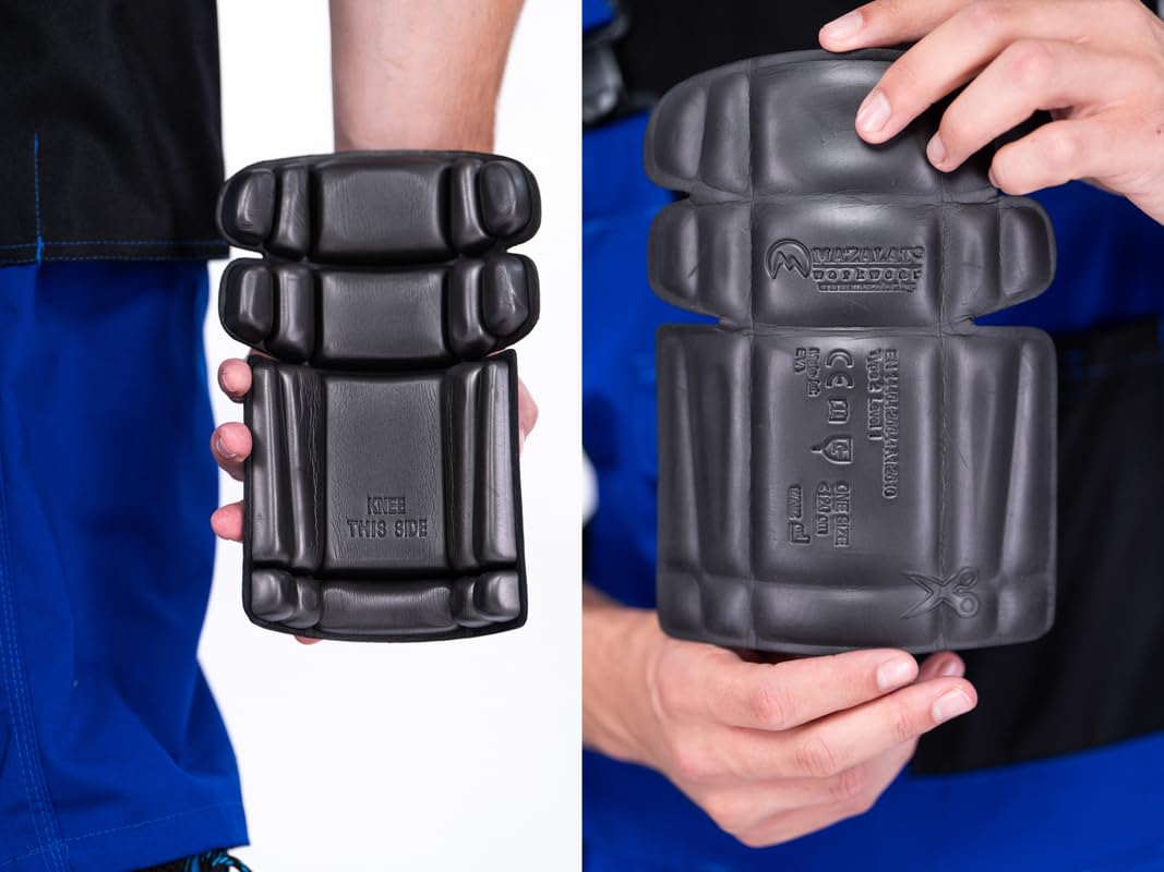 Thumbnail 5 de 1 paio di ginocchiere flessibili in schiuma per pantaloni da lavoro e salopette