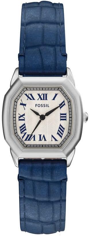 Detalle de FOSSIL Harlow Damen-Uhr mit Quarzwerk und Mineralglas (Edelstahl oder Lederarmband)