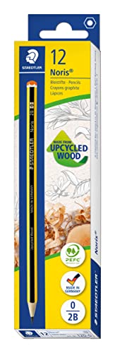 Detalle de STAEDTLER Noris 120 Lápices 2B, pack 12, hexagonal