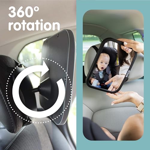 Thumbnail 7 de Onco Baby Car Mirror - Award-Winning, Shatterproof & Shakeproof (Black)