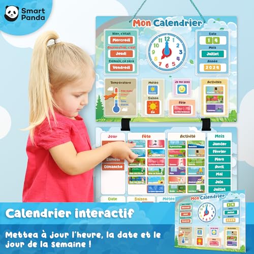 Detalle 2 de SmartPanda Mon Premier Calendrier magnĂ©tique 30x40cm đ§©