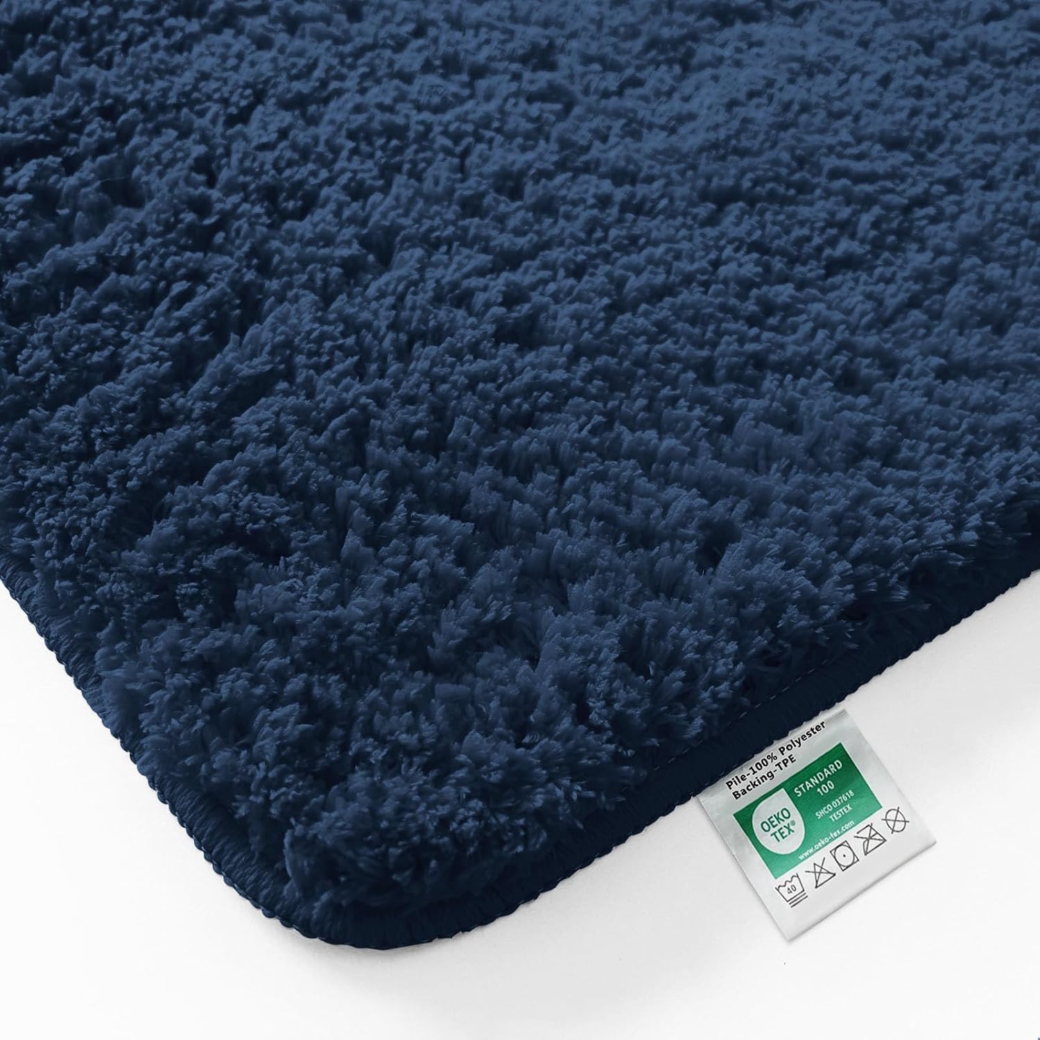 Thumbnail 2 de casa pura Badematte Sky Soft Blau – Badvorleger 50x80 cm, rutschfest, waschbar, Mikrofaser