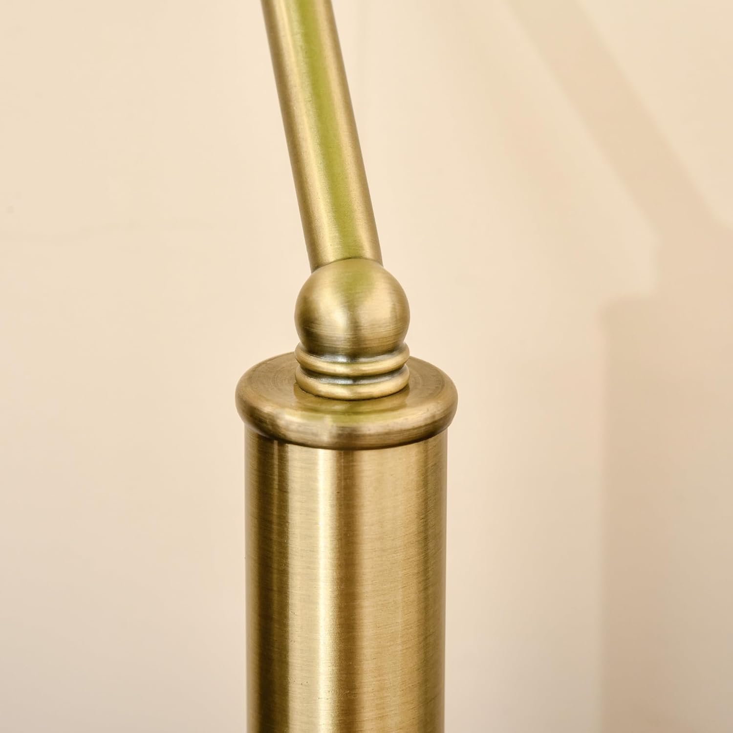 Detalle de HOMCOM Banker's Table Lamp with Glass Shade Green