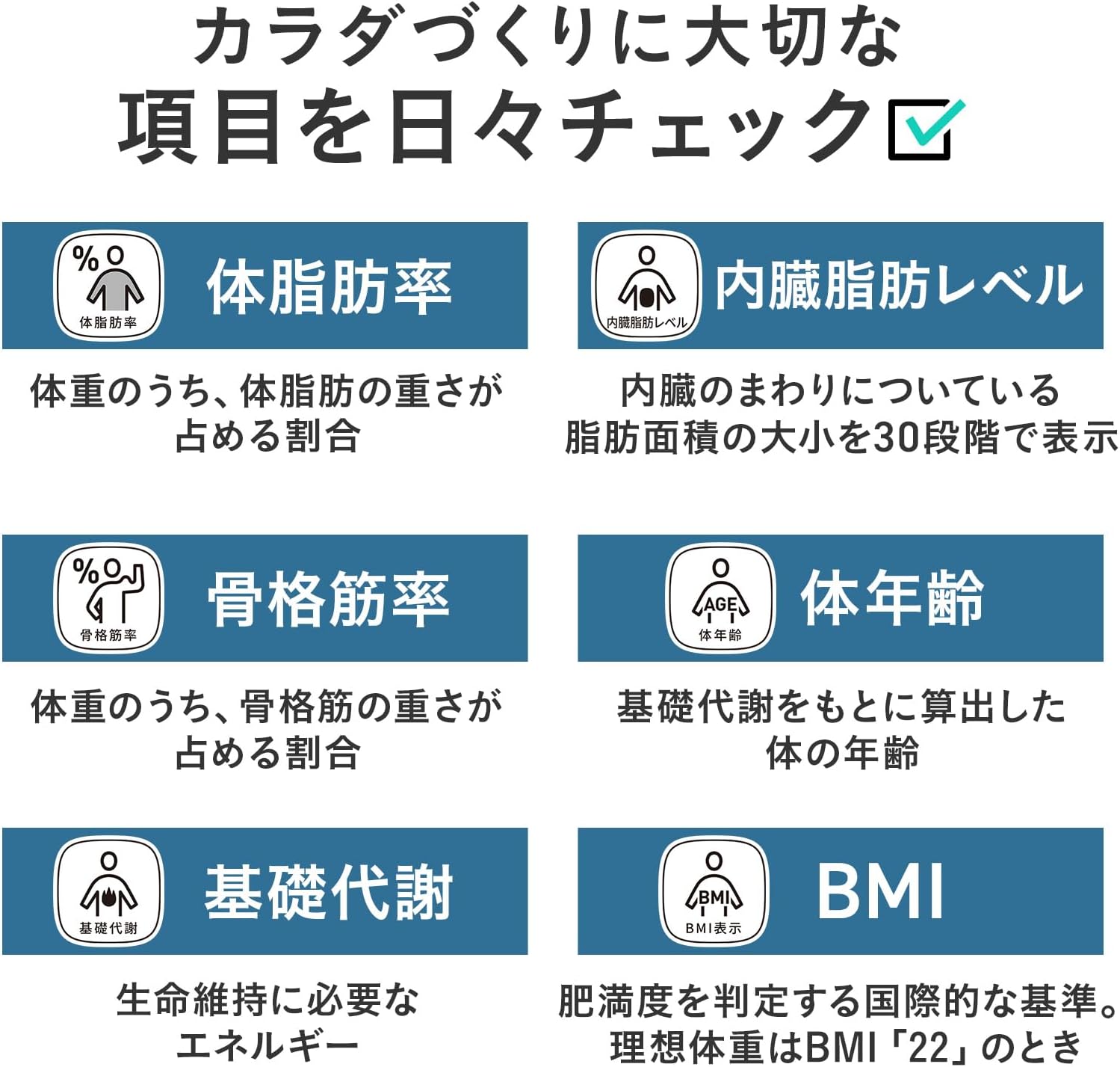 Detalle de オムロン カラダスキャン KRD-203-DB 体重体組成計 ダークブルー・自動認識・薄型設計