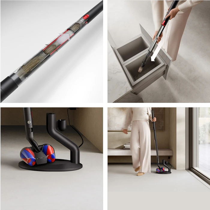 Detalle 2 de Dyson PencilVac Fluffycones – kompakter Allround-Sauger für gründliche Haussäuberung