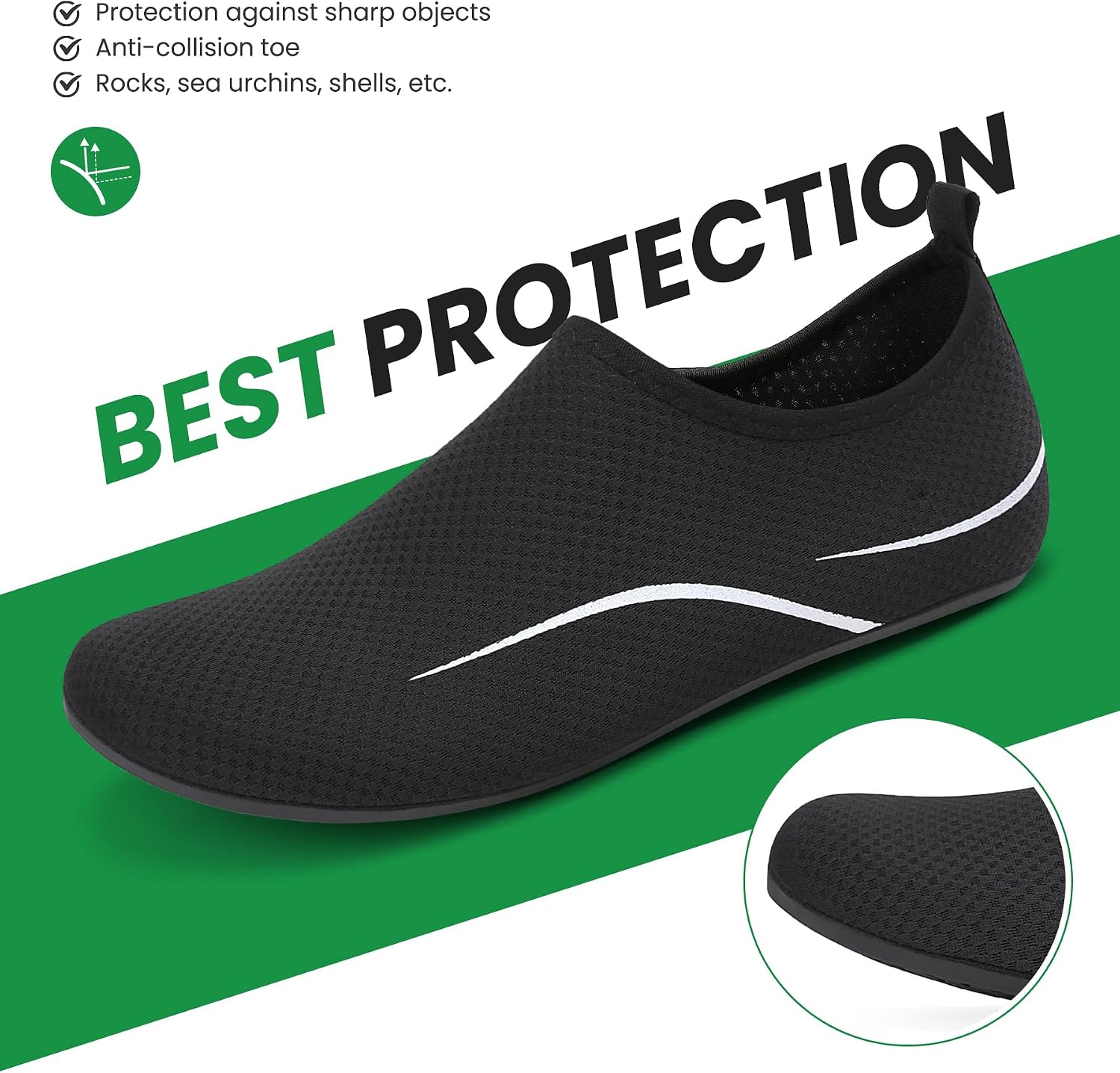 Thumbnail 5 de sportvibe Water Shoes Lightweight Quick-Dry