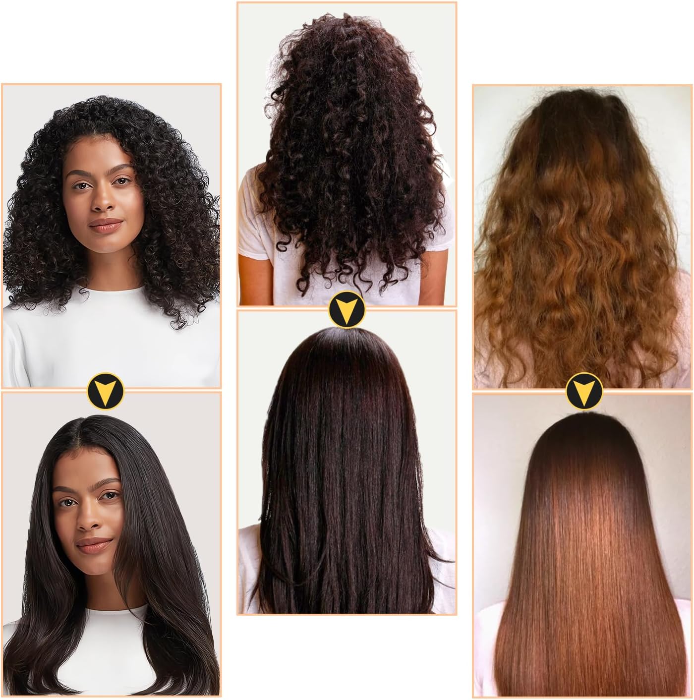 Detalle de PasaRose Hot Comb Hair Straightener Set — 10-Piece Kit for Easy, Natural Styling